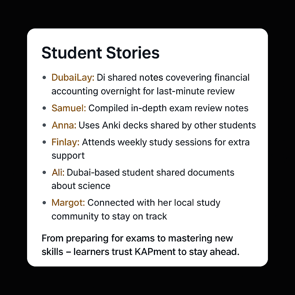 Student Stories