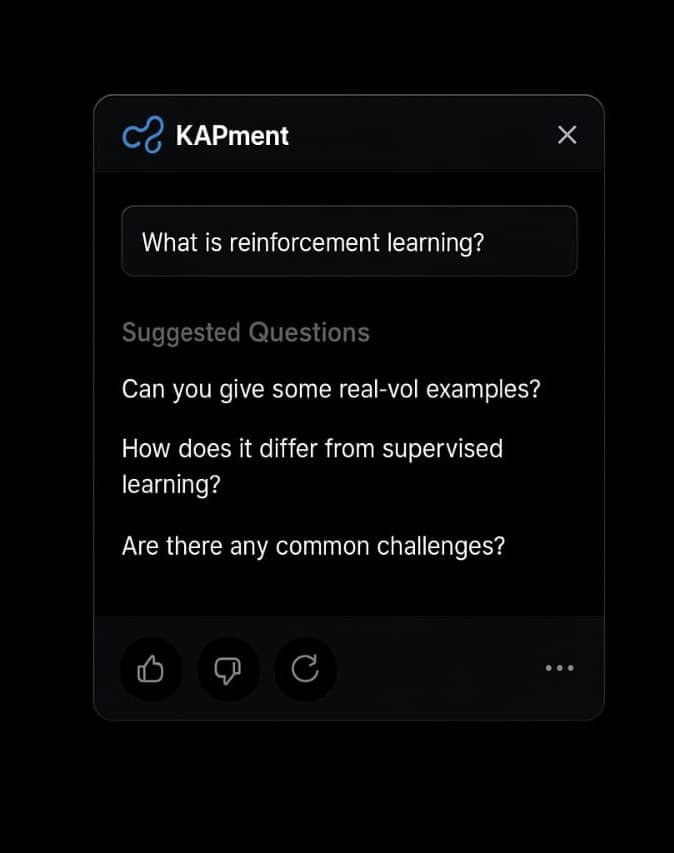 AI Assistant Phone Mockup